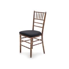 Cadeira Tiffany Madeira Imbuia com assento Preto
